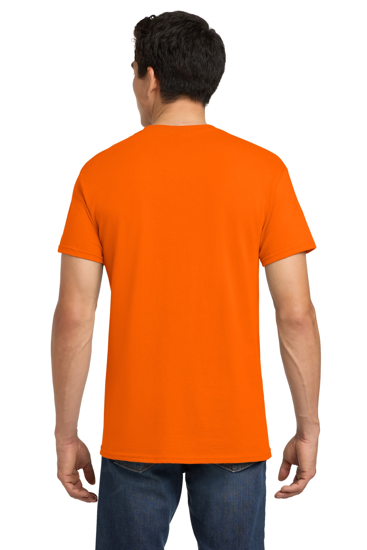 Gildan - Heavy Cotton 100% Cotton T-Shirt. 5000 - S Orange - Custom