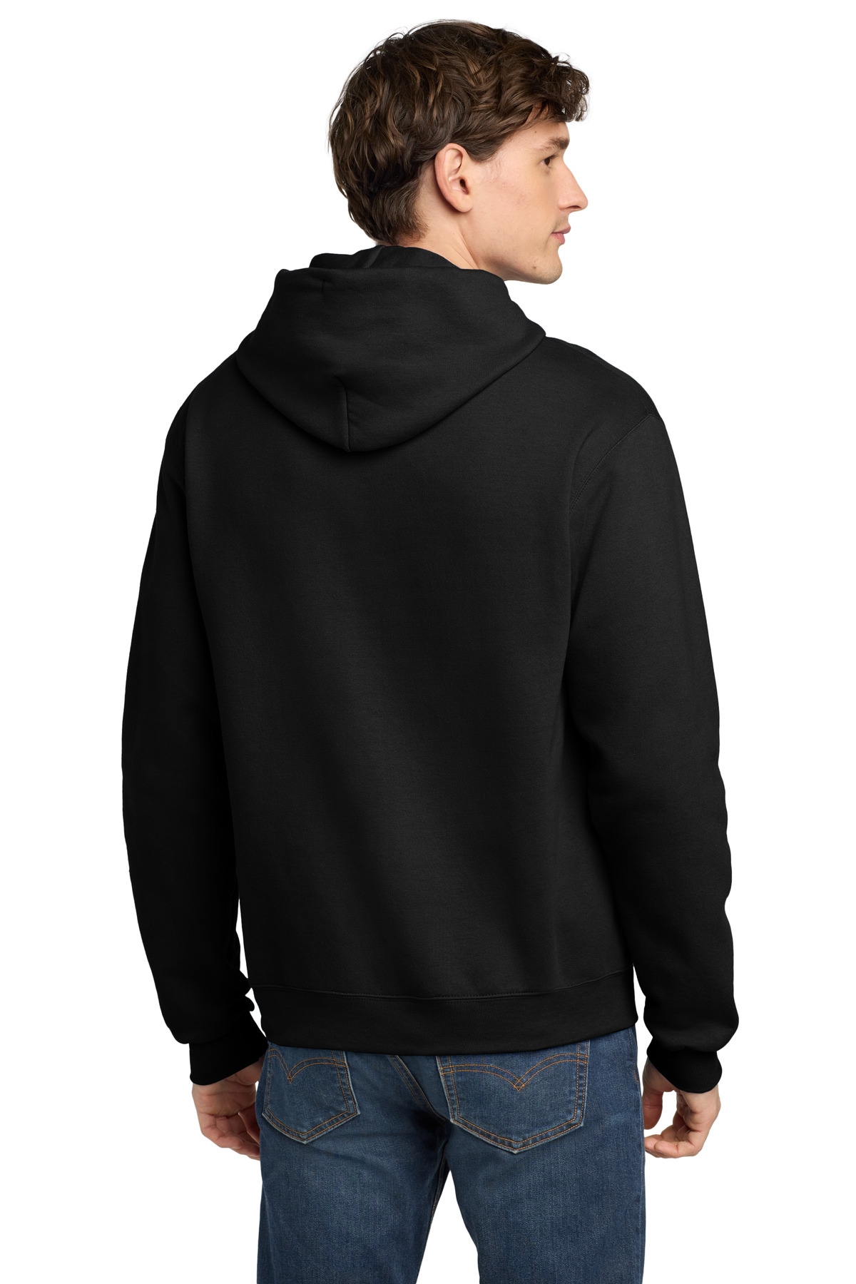 Champion Powerblend Pullover Hoodie. S700 - Black - Custom
