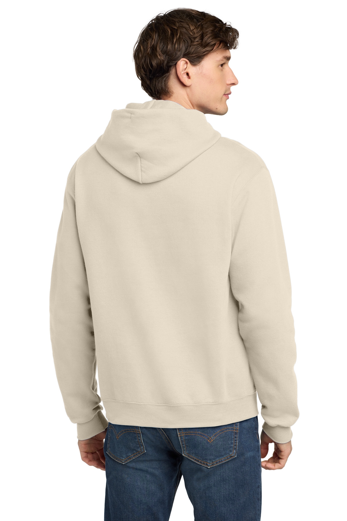 Champion Powerblend Pullover Hoodie. S700 - Sand - Custom