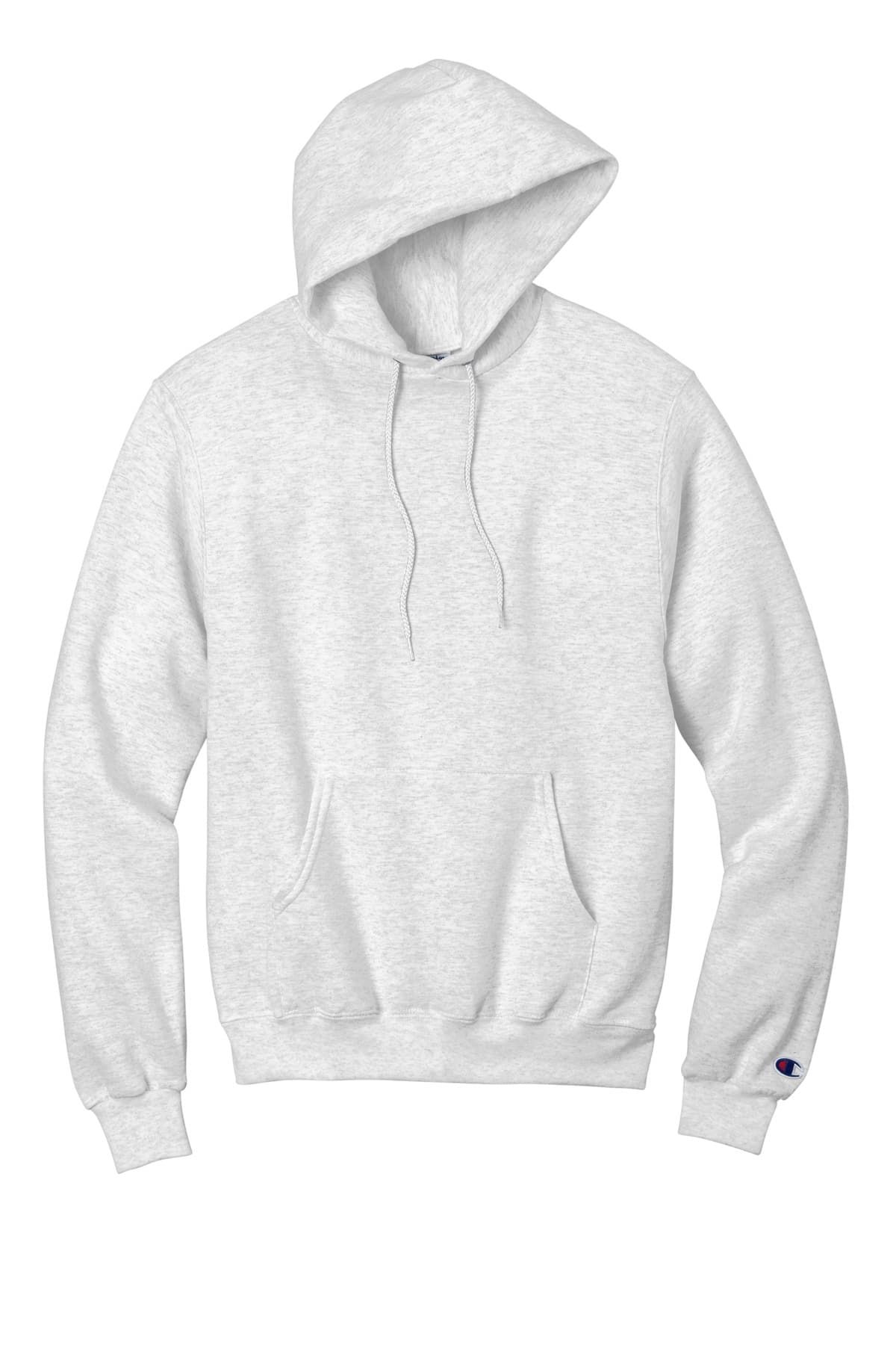 Champion Powerblend Pullover Hoodie. S700 - SilverGrey - Front