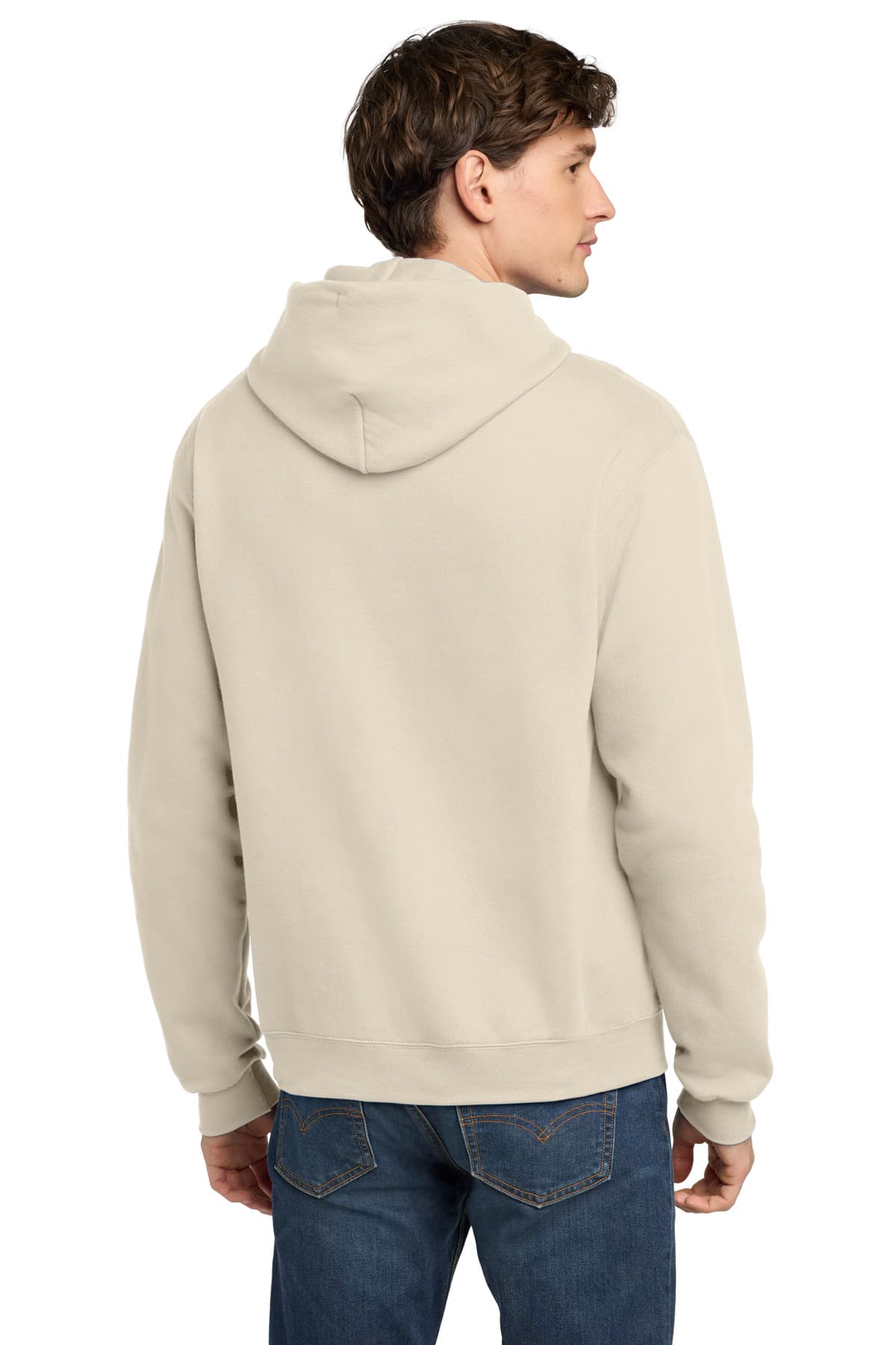 Champion Powerblend Pullover Hoodie. S700 - Sand - Custom