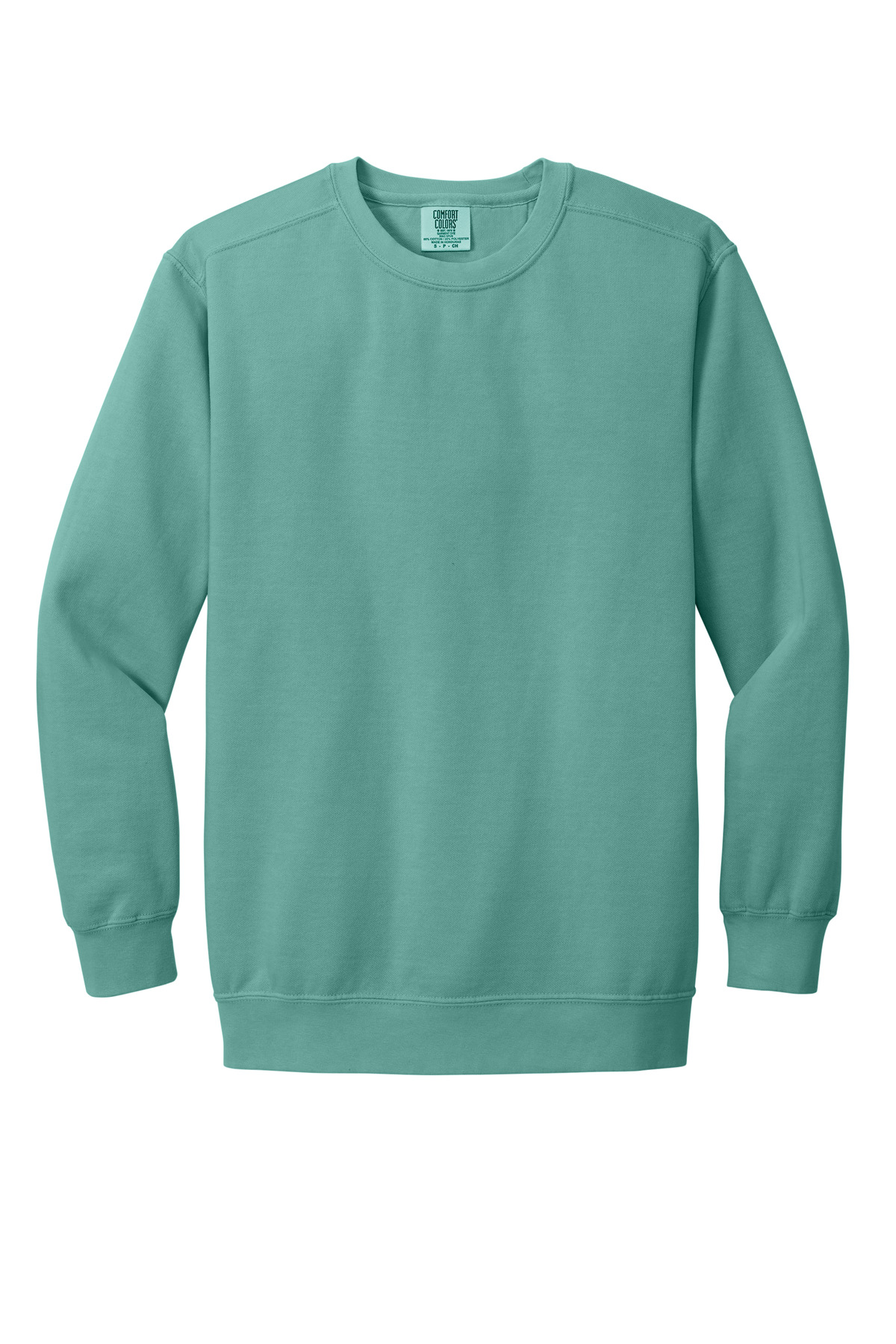 COMFORT COLORS Ring Spun Crewneck Sweatshirt. 1566 - Seafoam - Front