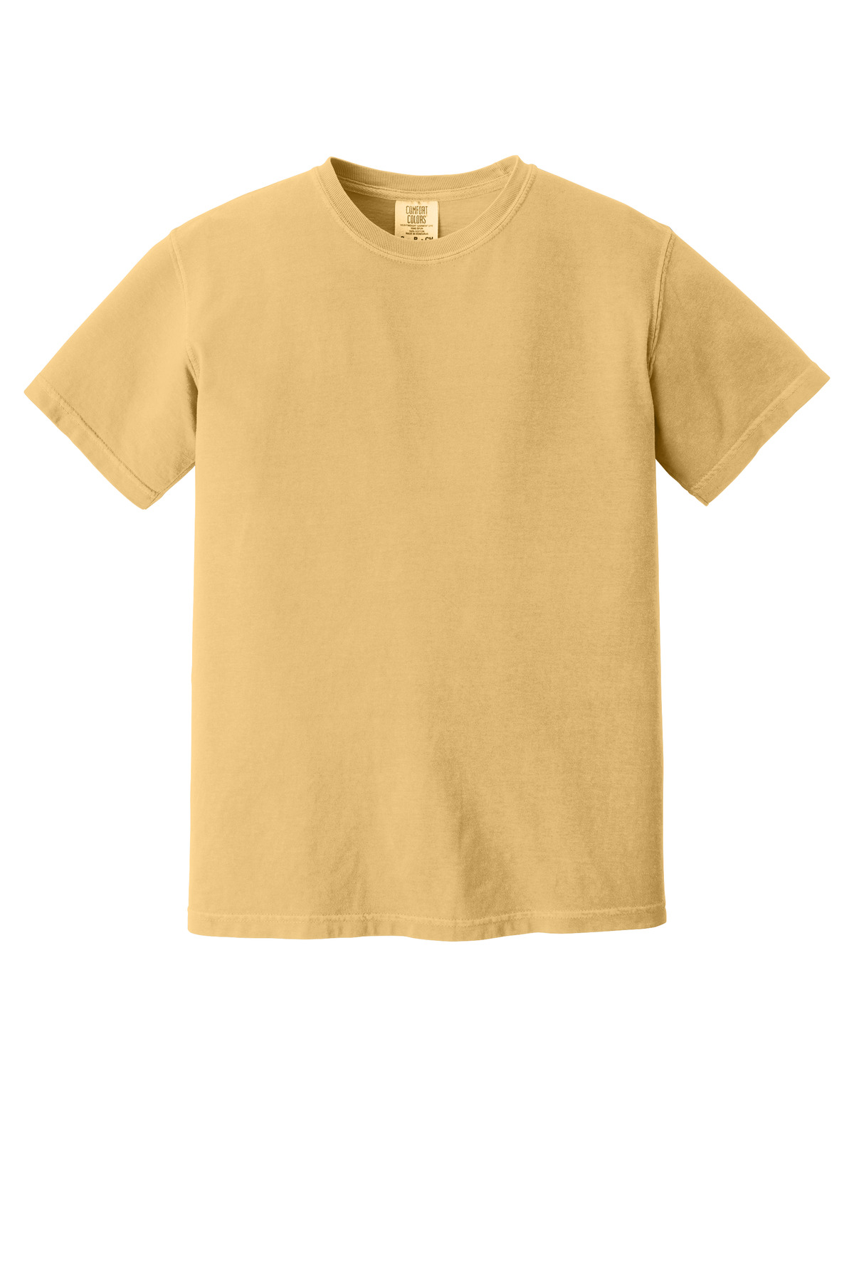 COMFORT COLORS Heavyweight Ring Spun Tee. 1717 - Mustard - Front