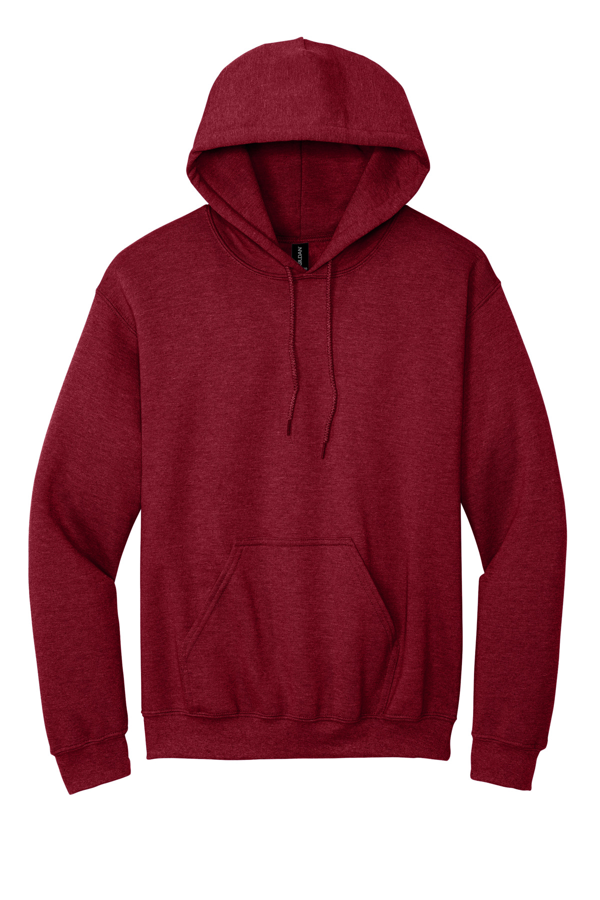 Gildan - Heavy Blend Hooded Sweatshirt. 18500 - Antqu Chry Red - Front