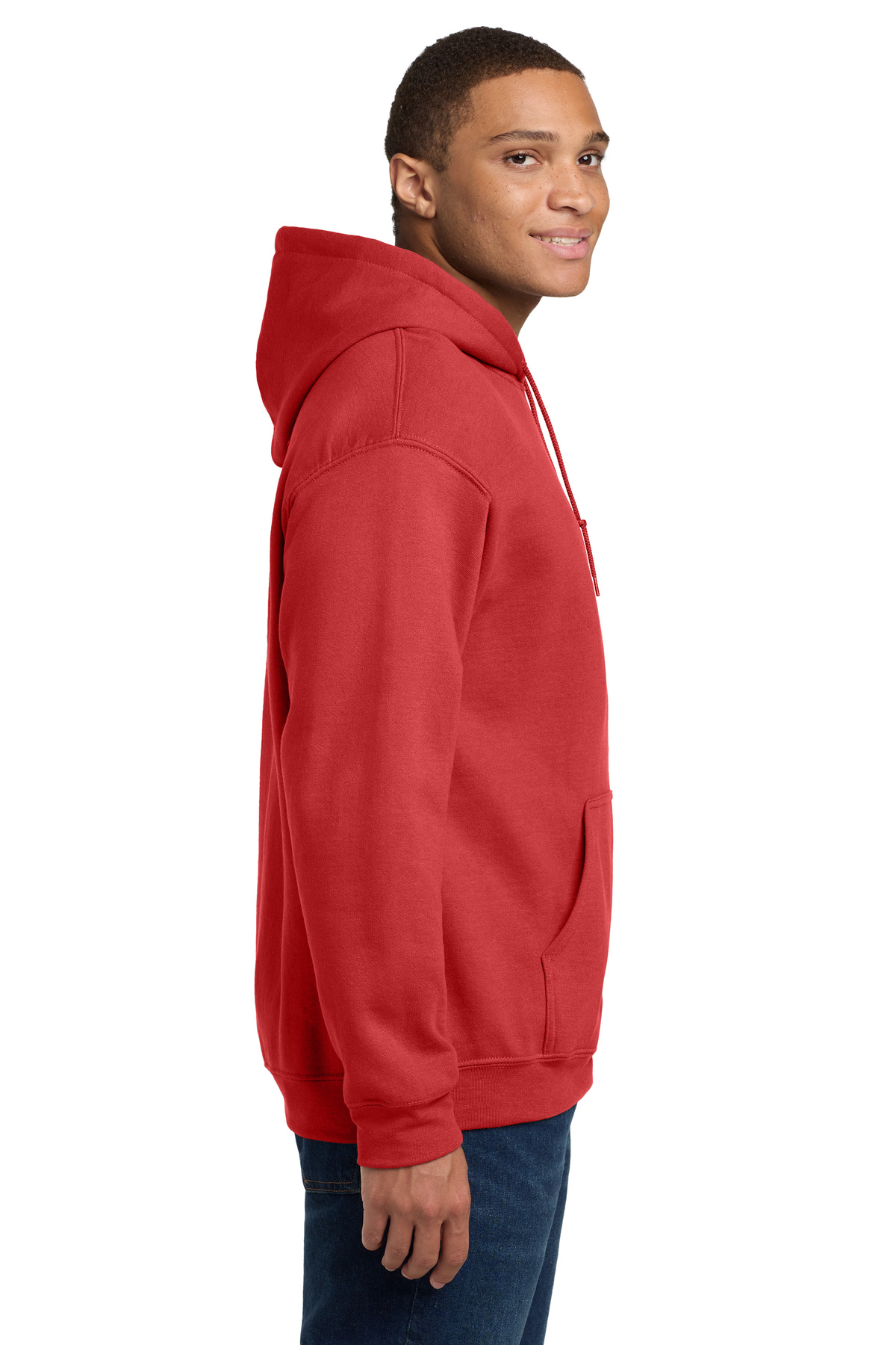 Gildan - Heavy Blend Hooded Sweatshirt. 18500 - Red - Custom