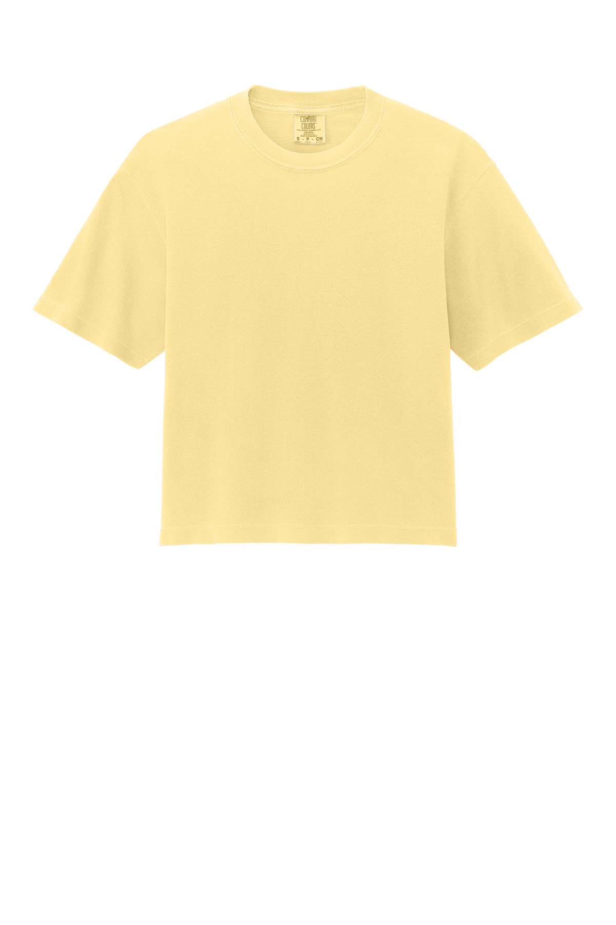 Comfort Colors Women's Heavyweight Boxy Tee 3023CL - Butter - Front