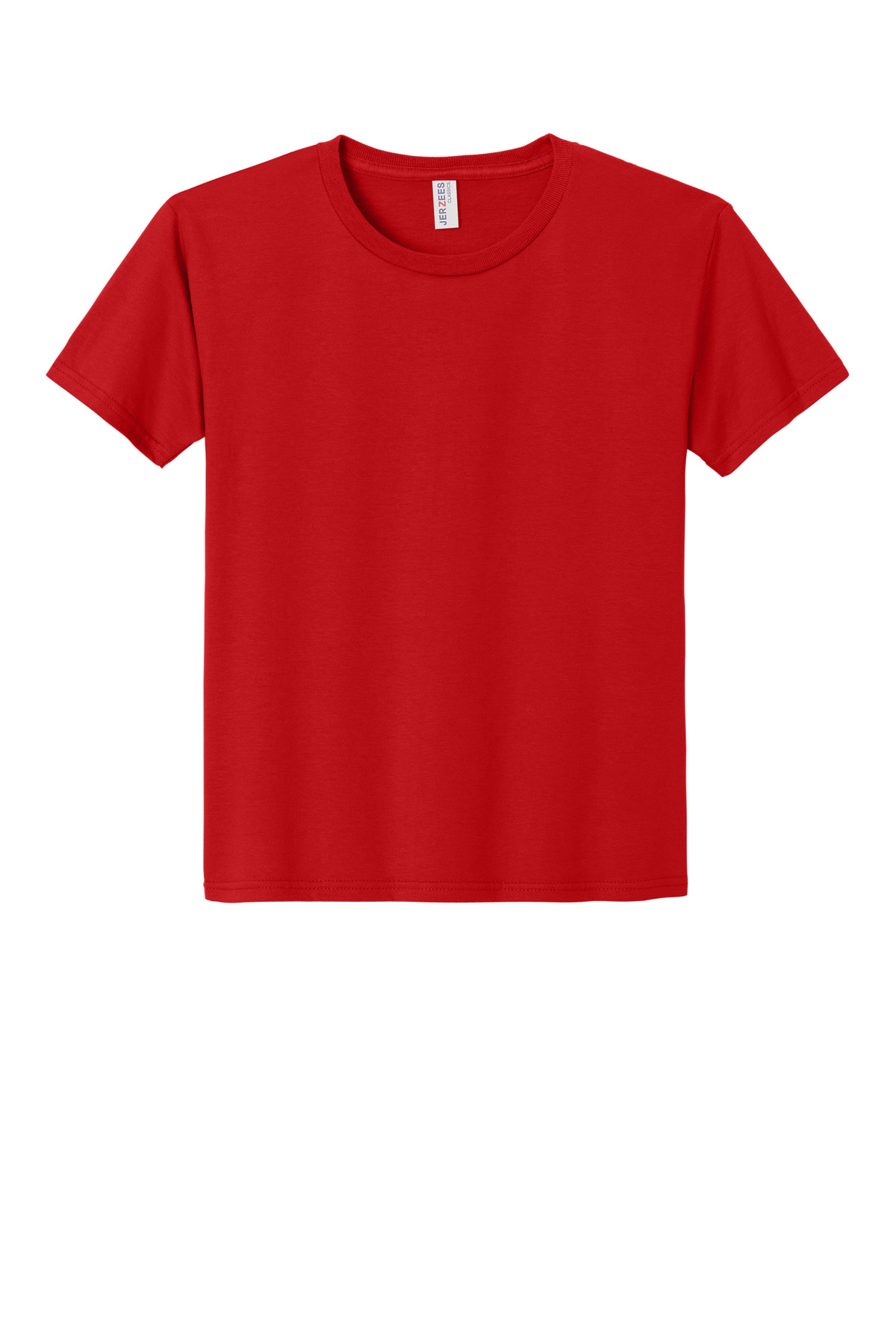 Jerzees Classics Youth Cotton T-Shirt 363Y - FieryRed - Front