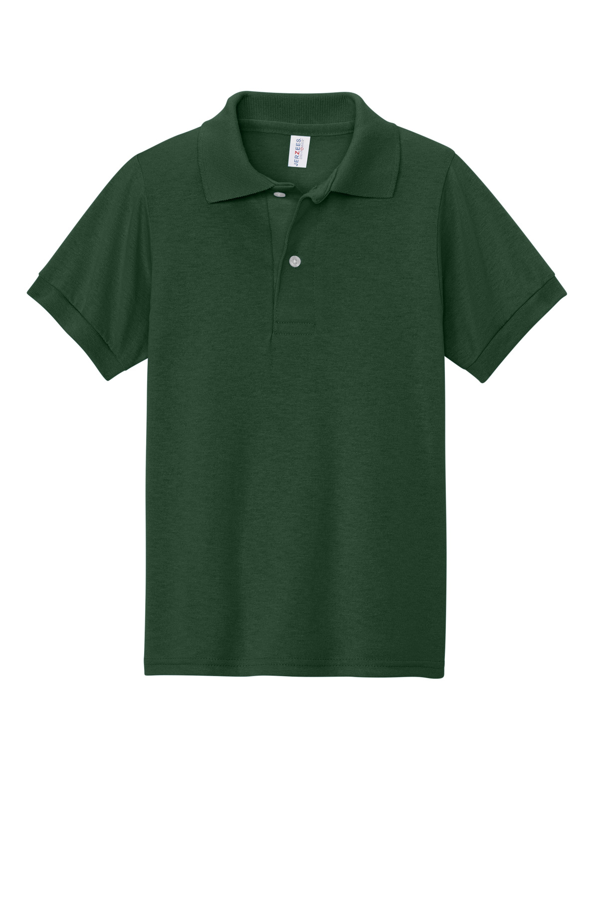 Jerzees Youth Dri-Power Sport Shirt 437B - ForestGrn - Front