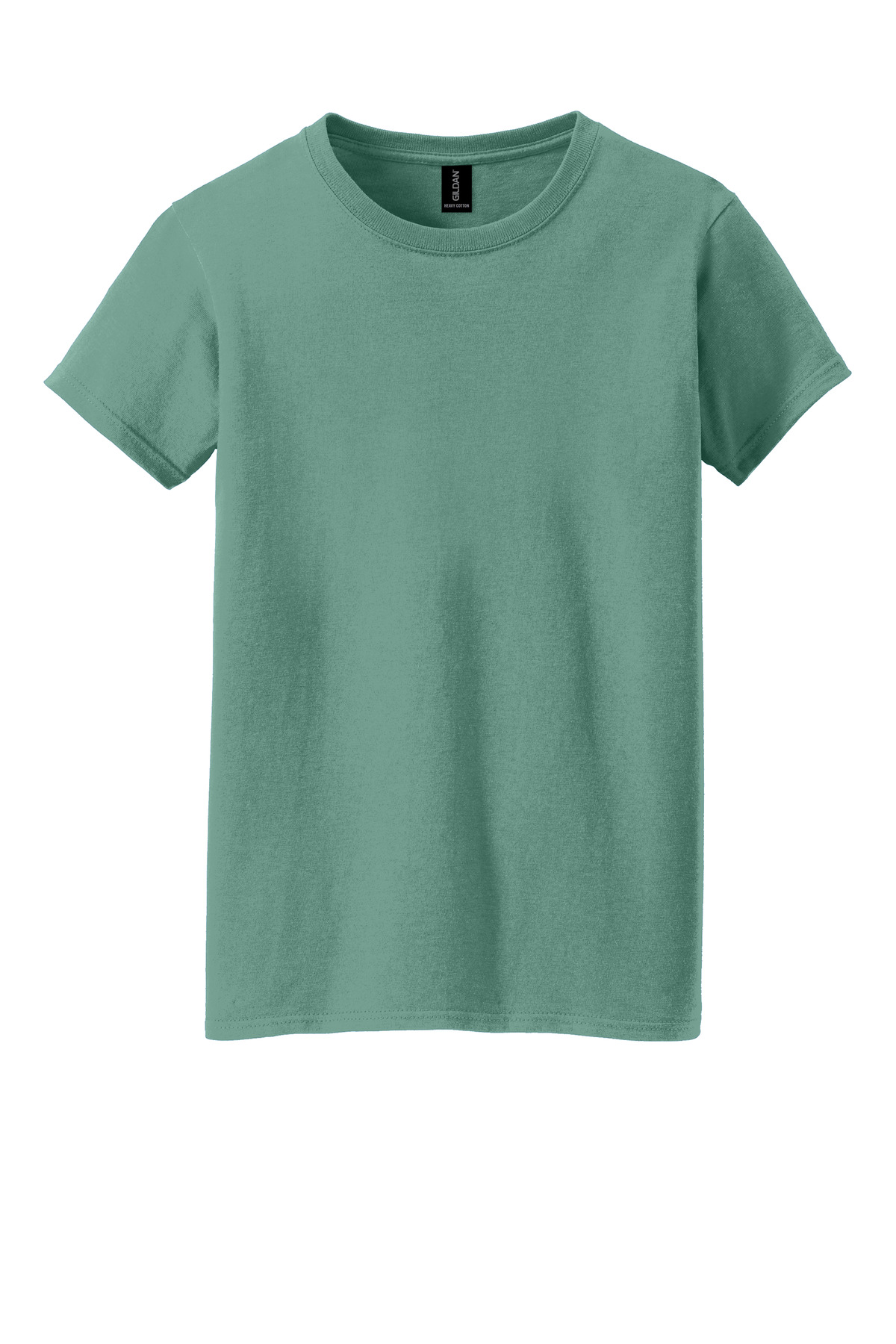 Gildan Women's Heavy Cotton 100% Cotton T-Shirt. 5000L - Aquatic - Front