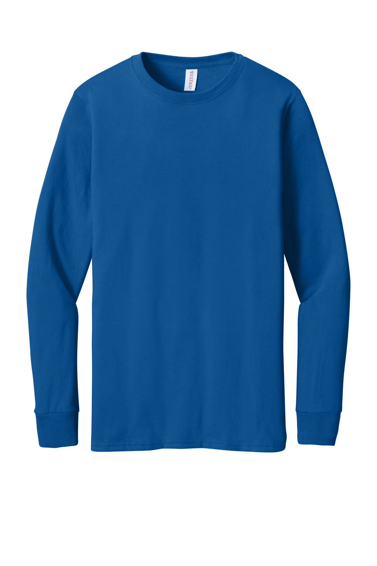 Jerzees Premium Blend Ring Spun Long Sleeve T-Shirt 560LS - Royal - Front