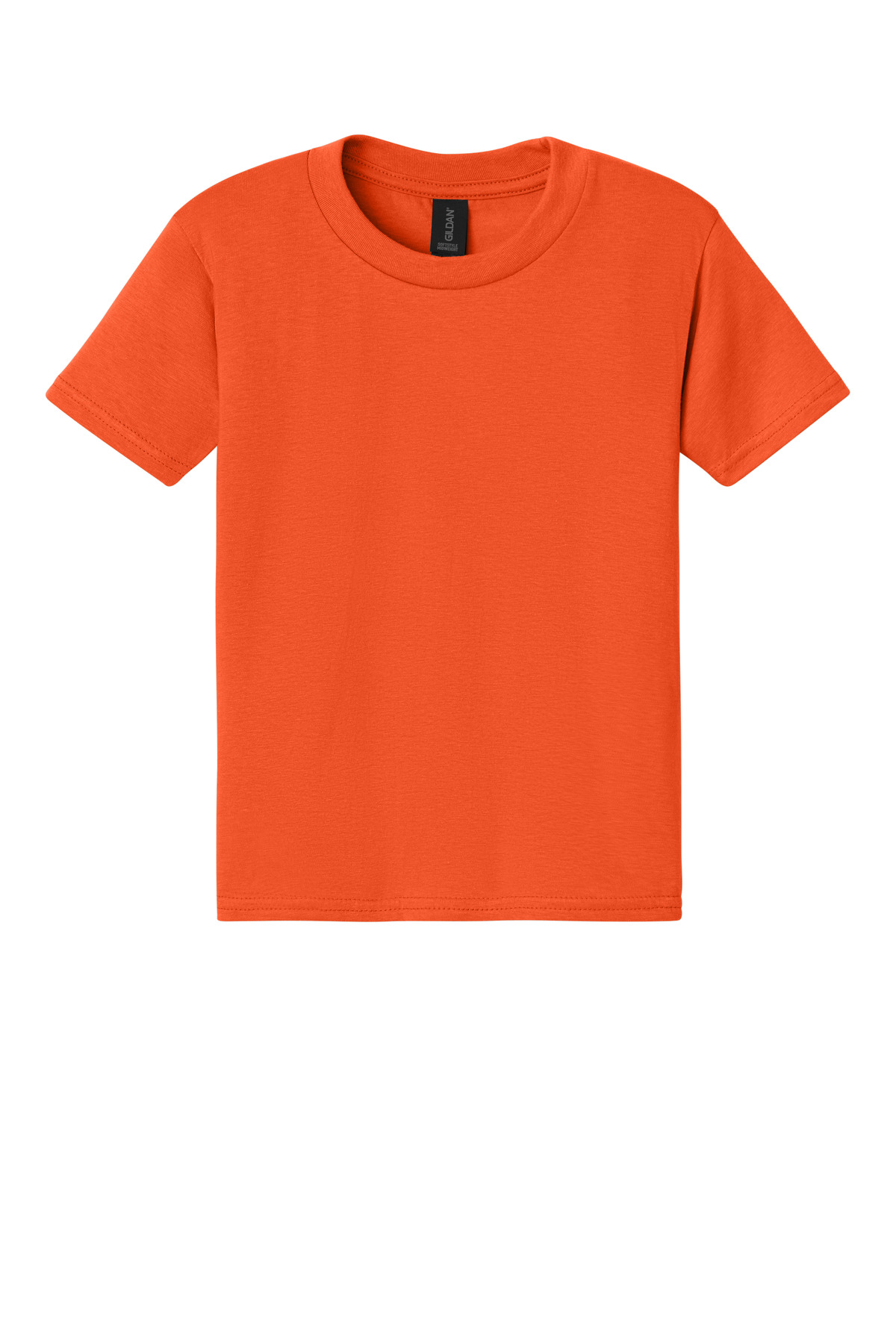 Gildan Youth Softstyle Midweight Tee 65000B - Orange - Front