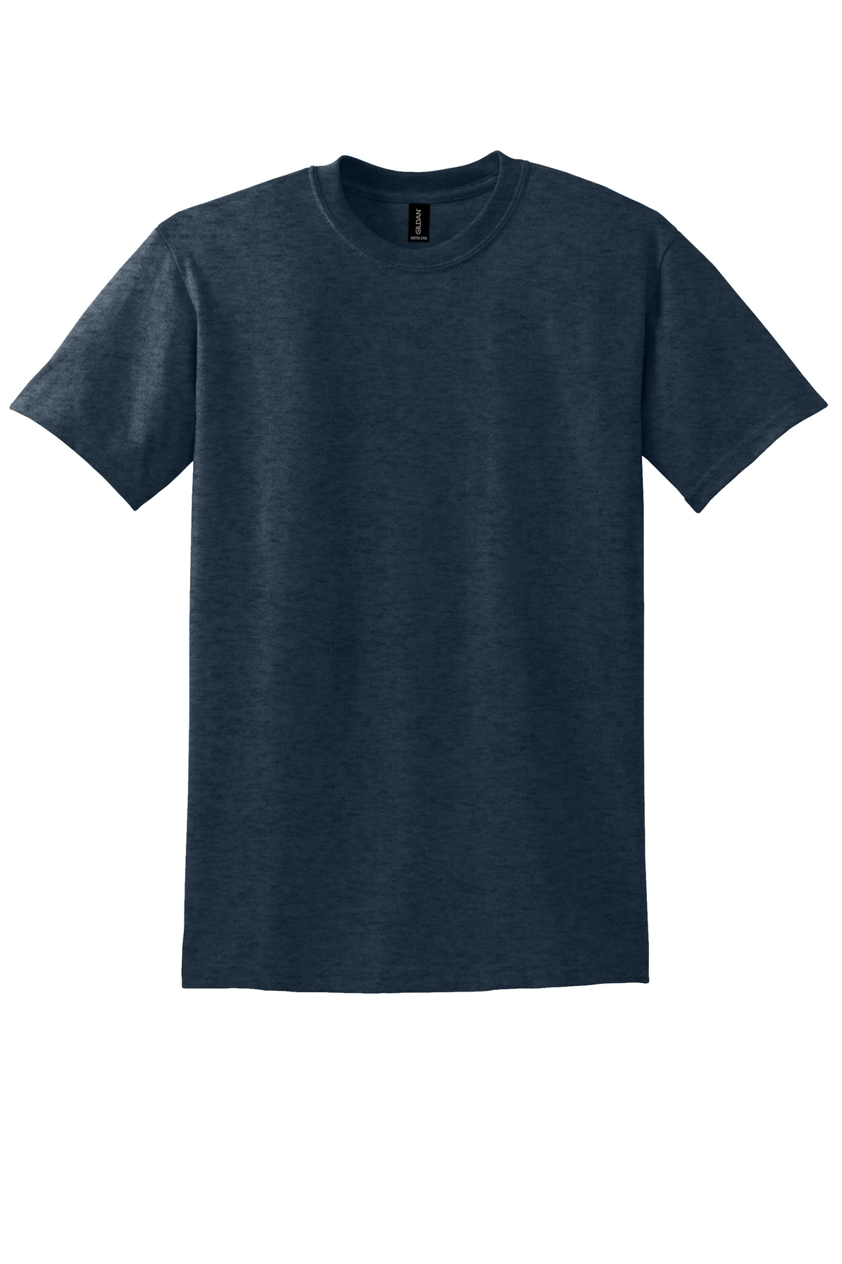 Gildan DryBlend 50 Cotton/50 Poly T-Shirt. 8000 - HthrDkNavy - Front