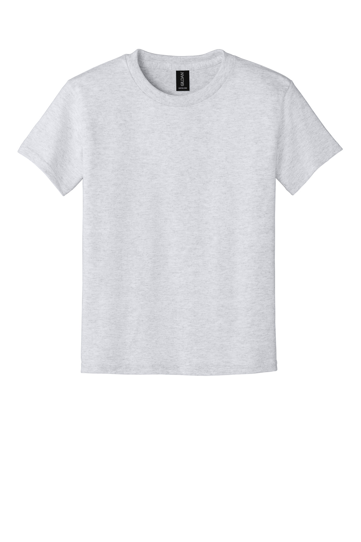 Gildan Youth DryBlend 50 Cotton/50 Poly T-Shirt. 8000B - Ash - Front