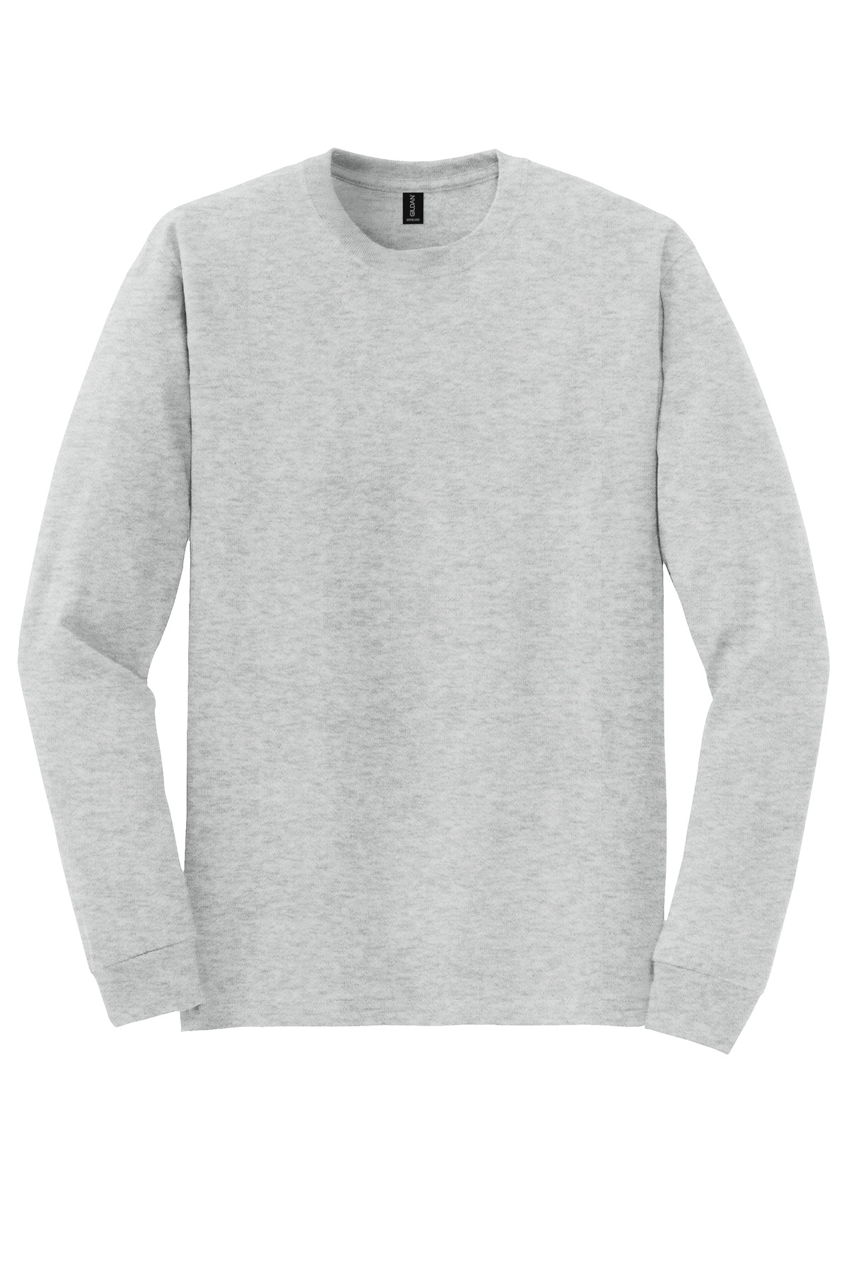 Gildan - DryBlend 50 Cotton/50 Poly Long Sleeve T-Shirt. 8400 - Ash Grey - Front