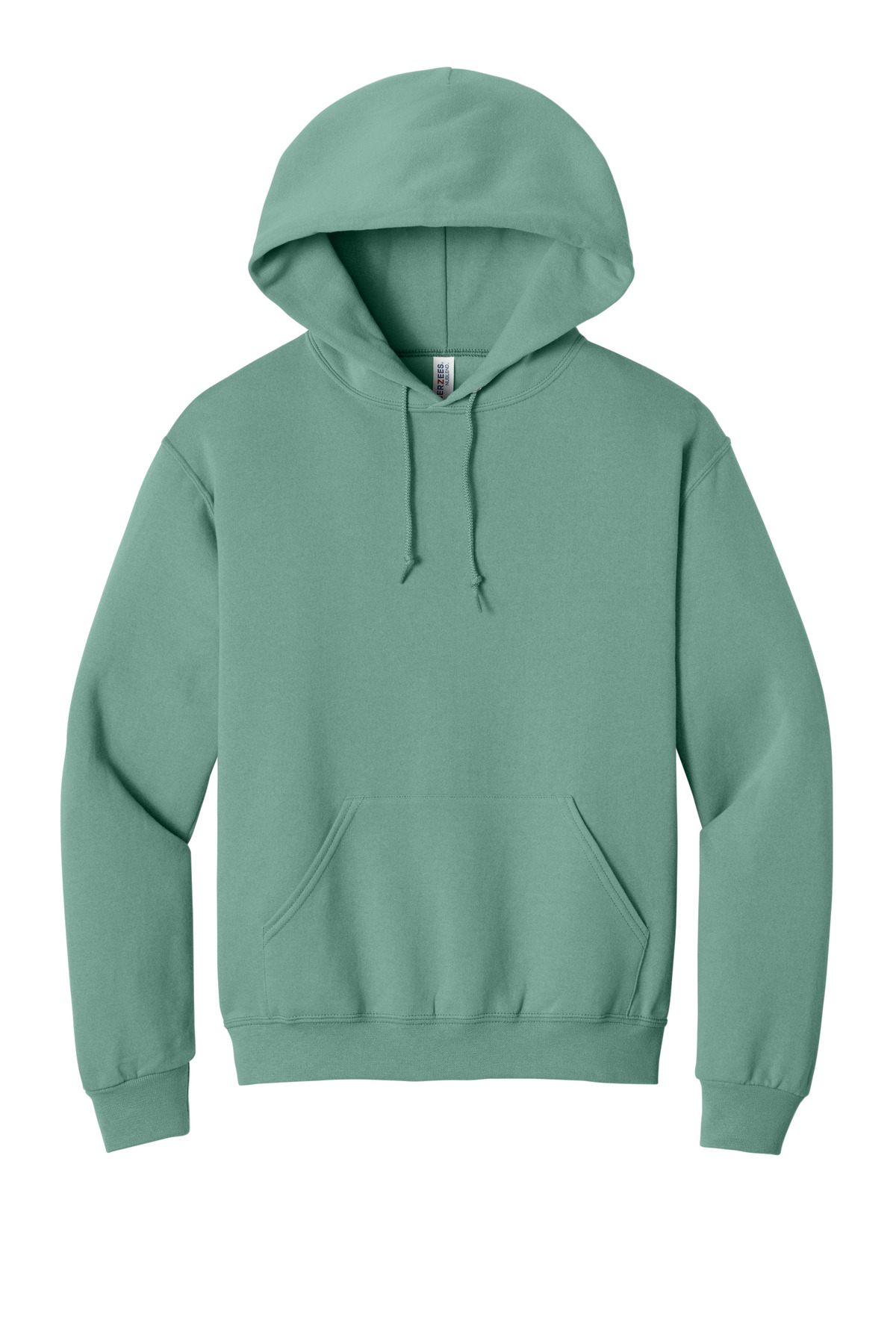 Jerzees NuBlend Pullover Hooded Sweatshirt. 996M - Sage - Front