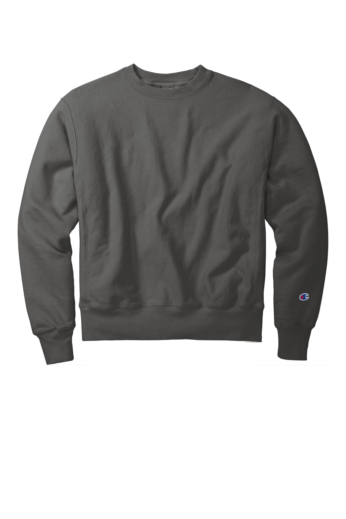 Champion Reverse Weave Garment-Dyed Crewneck Sweatshirt. GDS149 - NwRailroad - Front