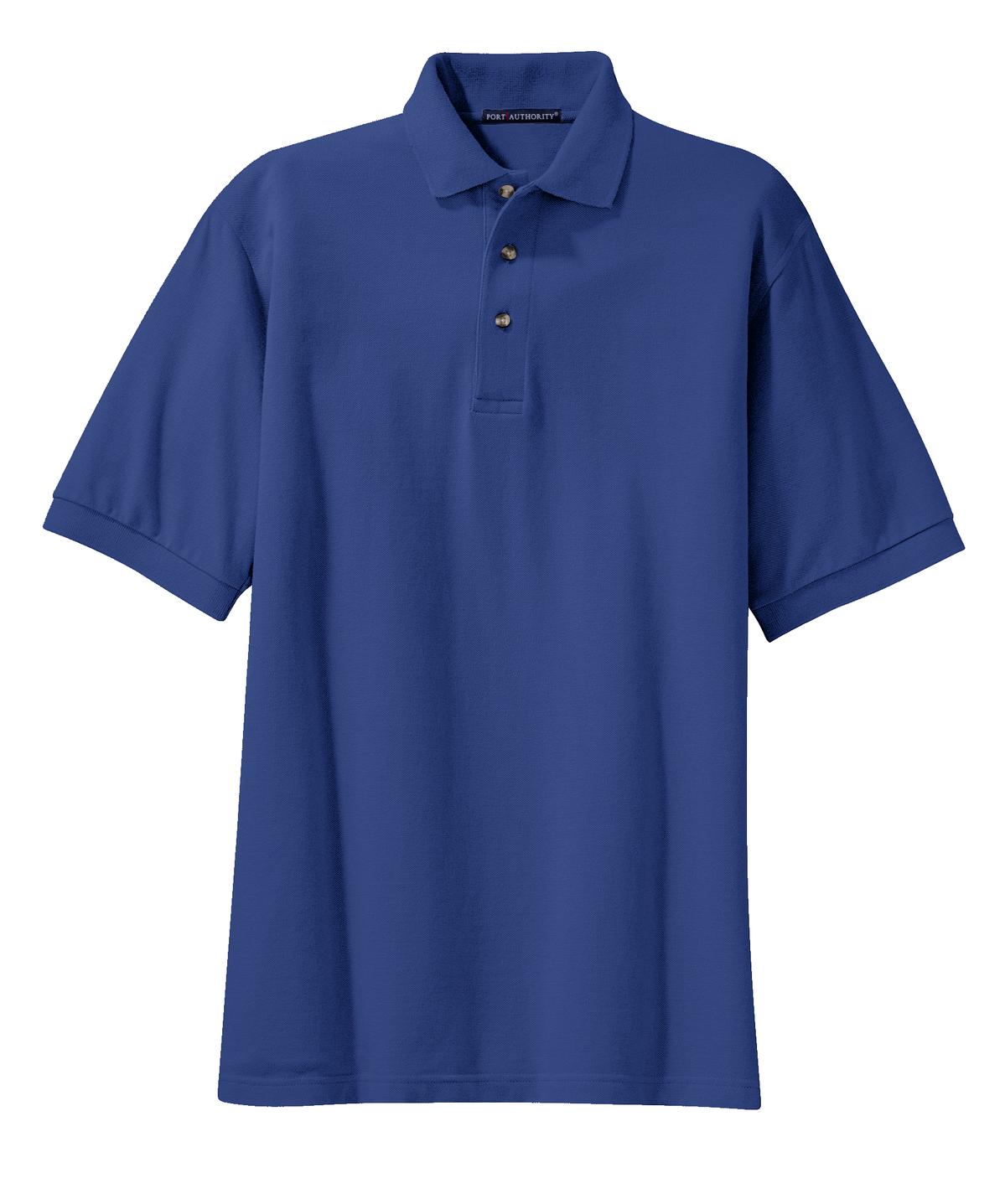 Port Authority Heavyweight Cotton Pique Polo. K420 - Royal - Front
