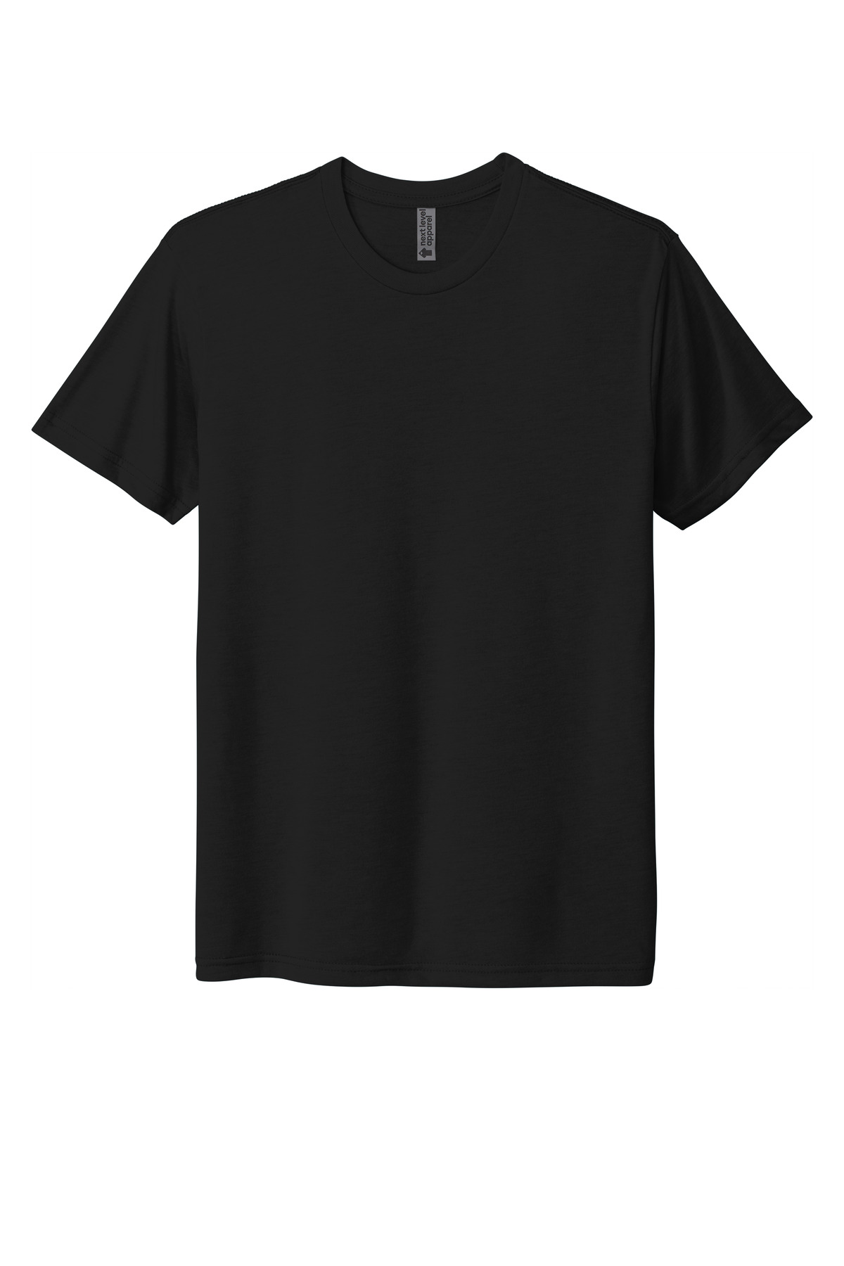 Next Level Apparel Adult Tri-Blend Tee. NL6010 - SolidBlack - Front