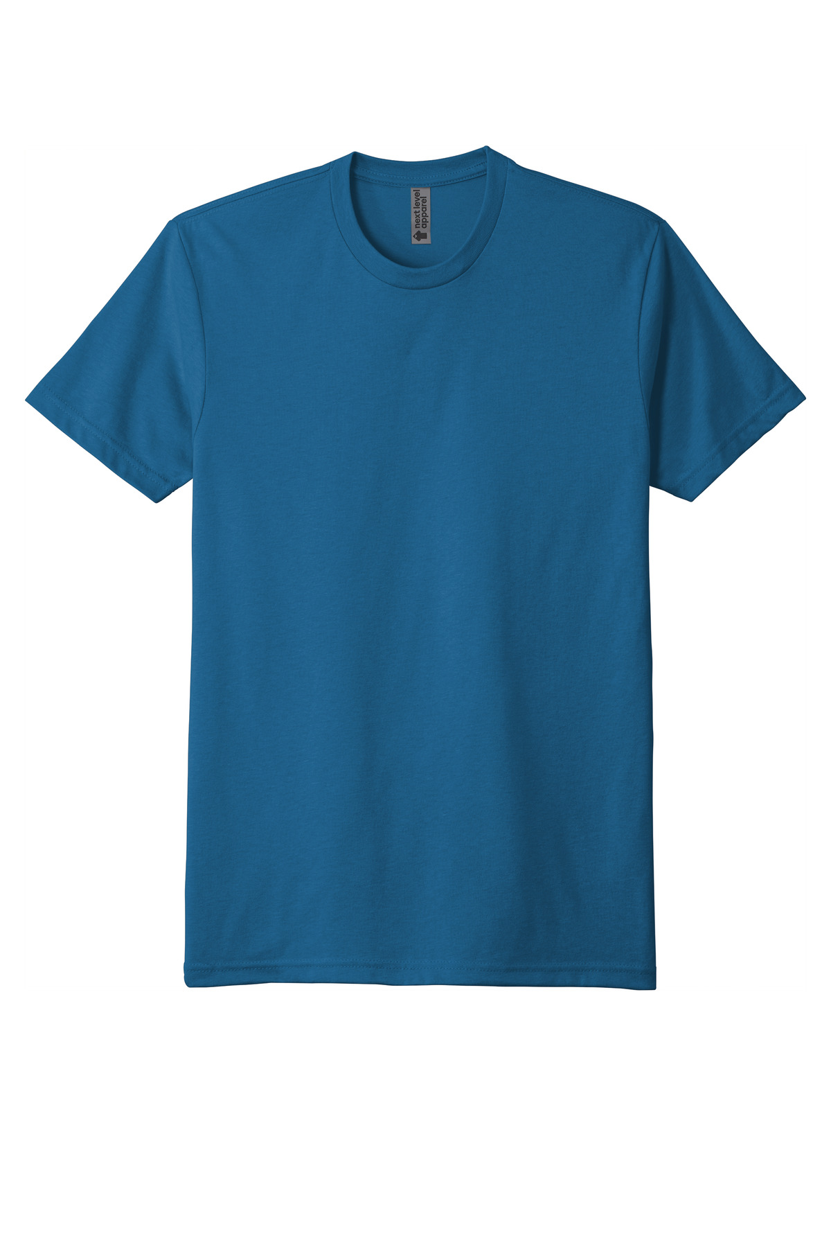 Next Level Apparel Adult CVC Sueded Tee. NL6410 - CooBlue - Front