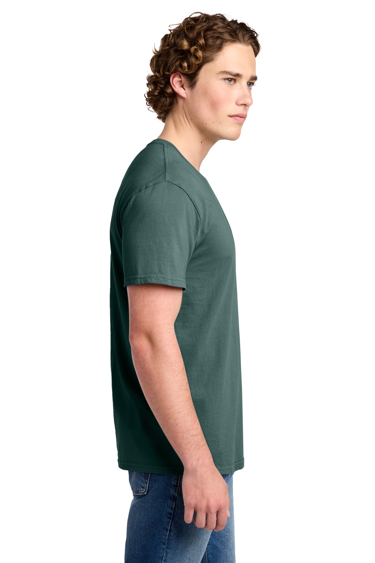 Port &amp; Co Beach Wash Garment-Dyed Tee. PC099 - NordicGrn - Custom