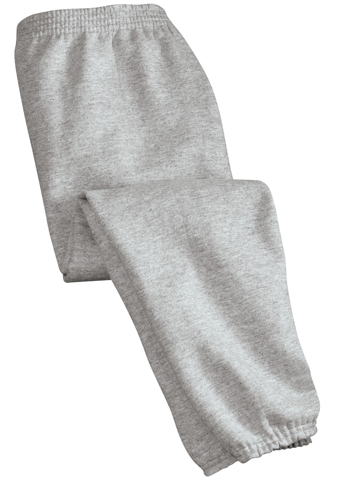 Port &amp; Co Essential Fleece Sweatpant with Pockets. PC90P - Athletic Hthr - Front