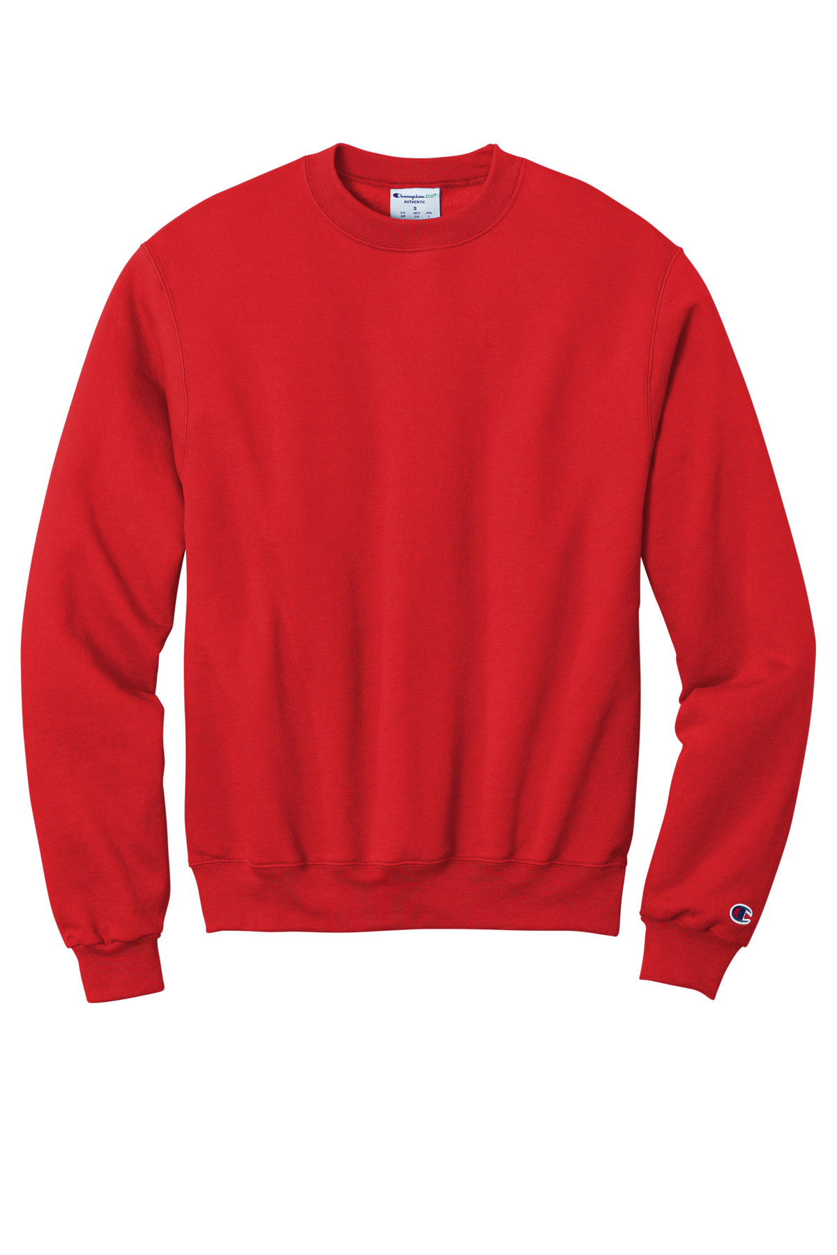 Champion Powerblend Crewneck Sweatshirt. S6000 - Scarlet - Front