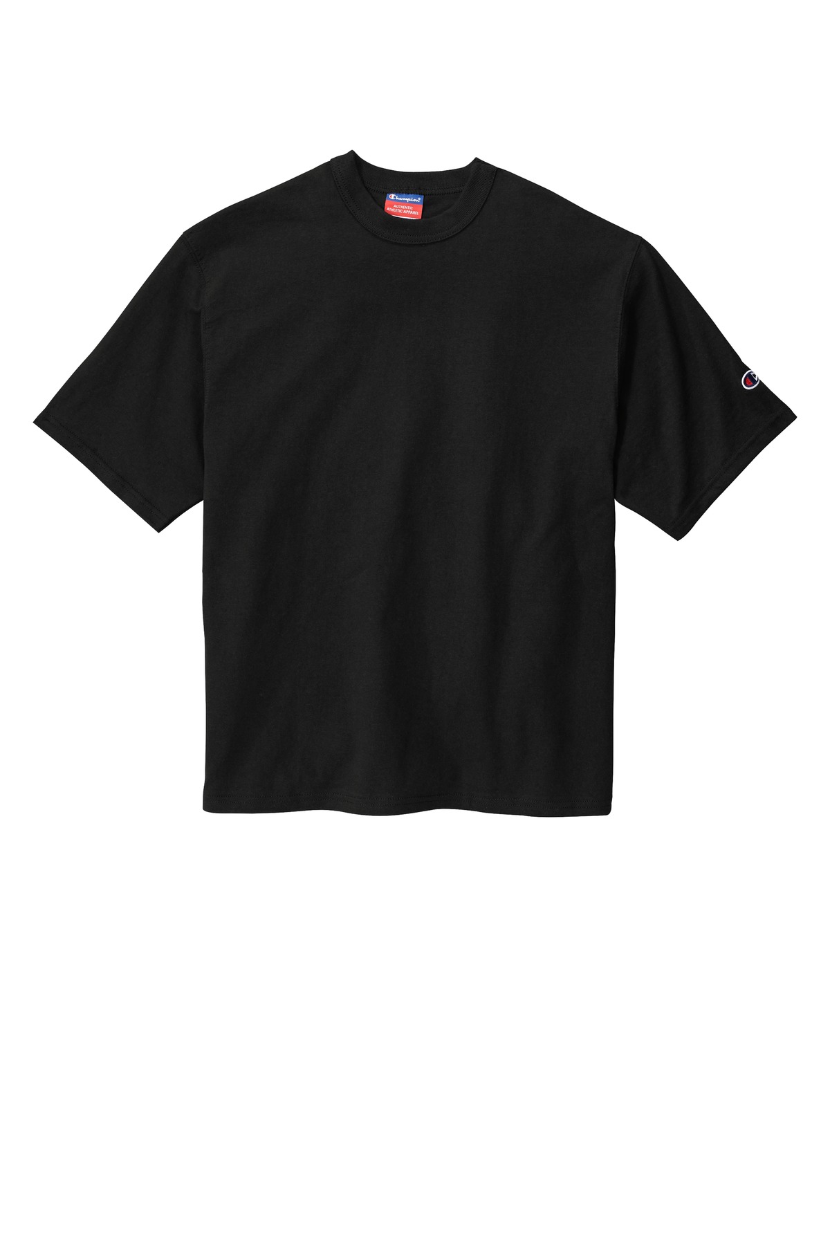 Champion Heritage 7-Oz. Jersey Tee T105 - Black - Front