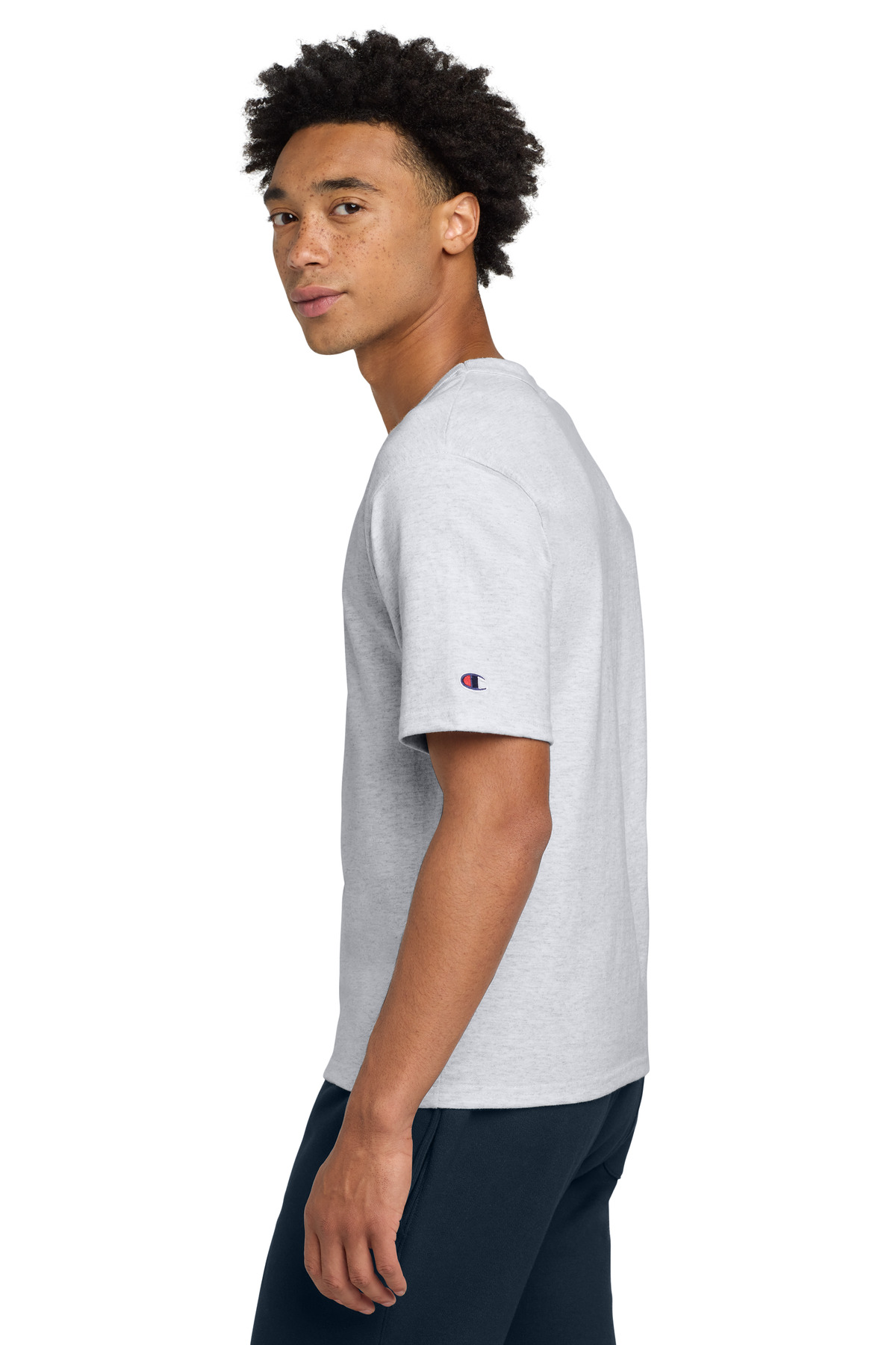 Champion Heritage 7-Oz. Jersey Tee T105 - SilverGrey - Custom